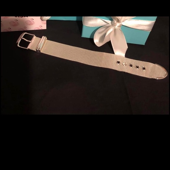 Tiffany & Co Mesh Somerset Buckle Bracelet… - Picture 2 of 9